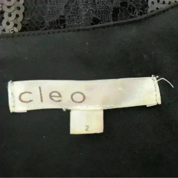 Cleo Black Sequin Sheath Dress size 2 - Picture 12 of 12